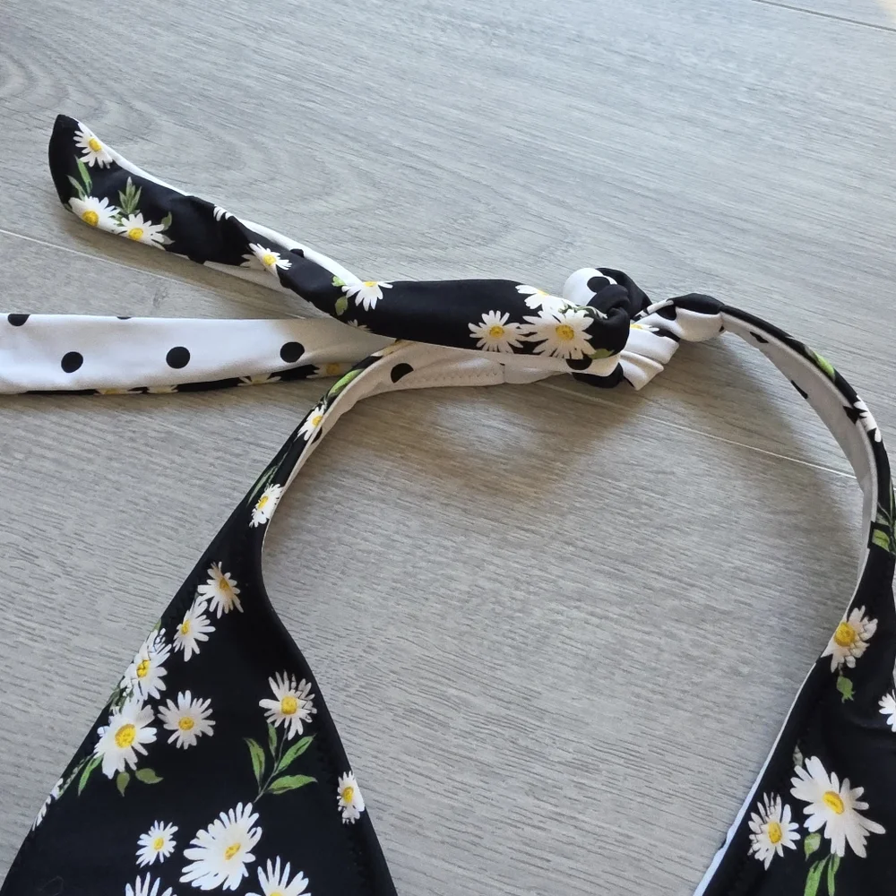 Shade & Shore Reversible Halter Top - Picture 2 of 5